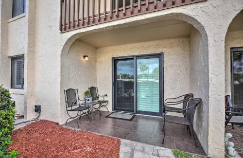 St. Augustine Beach Apartamento | Resort Condo Steps to Beach Snowbirds Welcome!