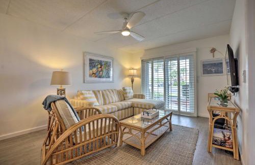 St. Augustine Beach Apartamento | Resort Condo Steps to Beach Snowbirds Welcome!