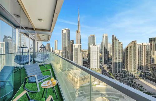 Trade Centre 1 Apartamento | Restay Homes at Paramount Midtown Hotel - Highest infinity pool access with Burj View