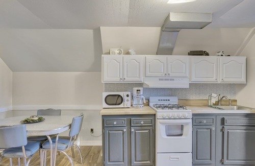Palatine Apartamento | Retro Apt-Private Deck-King Bed-Downtown-Huge Sofa-Free Parking-Walk to Train