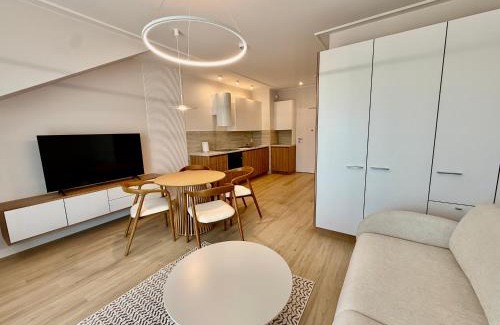 Niechorze Apartamento | Rezydencja Niechorze D301 Boho Studio z Basenem i SPA - 5D Apartments