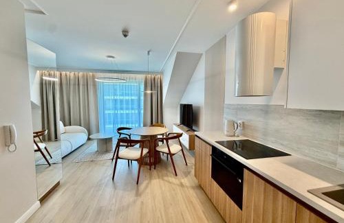 Niechorze Apartamento | Rezydencja Niechorze D301 Boho Studio z Basenem i SPA - 5D Apartments