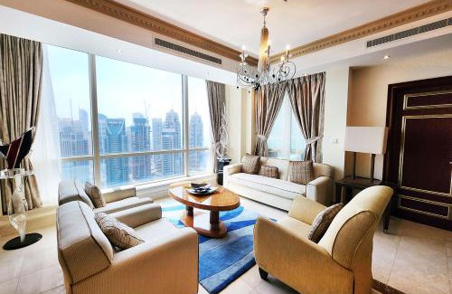 Dubai Marina Apartamento | RH- Luxurious penthouse, Marina View Duplex with Golf Course Vista