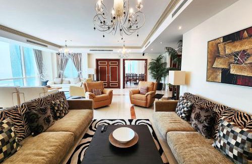 Dubai Marina Apartamento | RH- Luxurious penthouse, Marina View Duplex with Golf Course Vista
