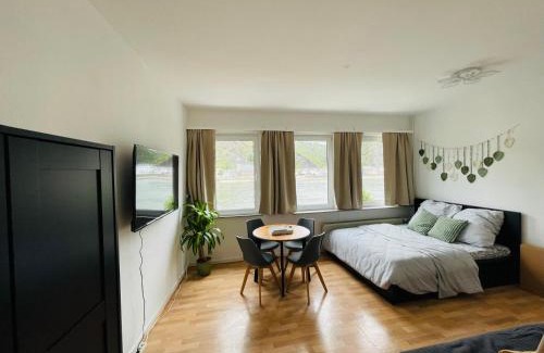 Sankt Goar Apartamento | Rheinromantik mit Blick auf die Burg Katz, bis 4P