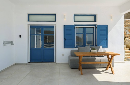 Aegiali Apartamento | Richti studio - self service Aegean Sea view!