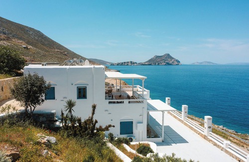 Aegiali Apartamento | Richti studio - self service Aegean Sea view!