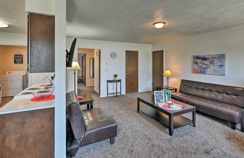Rigby Apartamento | ¡NUEVO! Cosy Apt w / Deck - ¡15 millas de Idaho Falls!