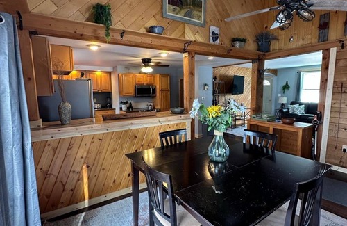 Laurium Casa | Right off the main trail system! Heated garage large parking for large trailers