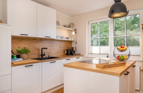 Lauterbach Apartamento | Comfortable vacation apartment Hafenglück with balcony and close to the beach in Putbus