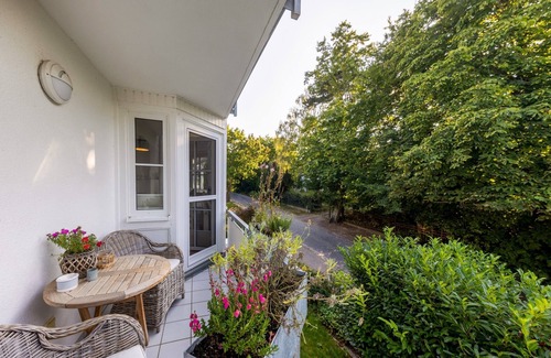 Lauterbach Apartamento | Comfortable vacation apartment Hafenglück with balcony and close to the beach in Putbus