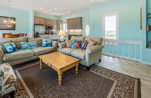 Topsail Beach Casa | NEGOCIO DE RIESGO: 4 BR / 4 BA frente al mar en la playa de Topsail, para 8 personas