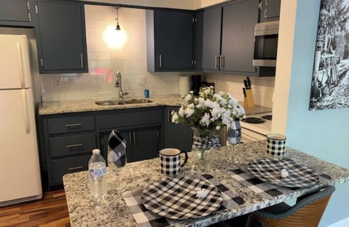 Green Bay Apartamento | Ritchie’s Titletown Executive Suites: The Cattail Cabin