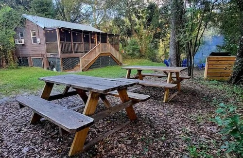 Webster Cabina | River Daze Cabin - A cozy cabin right on the river
