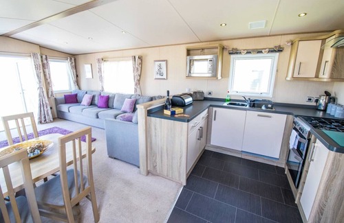 Camber Cabina | River Lodge Platinum Plus Holiday Home with Views, Decking, Wifi and Netflix