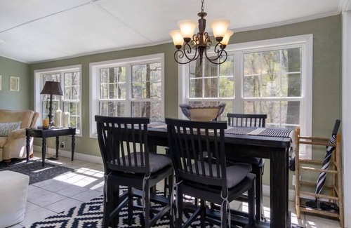 Chimney Rock Casa | River Rock Haven with Fireplace Pet Friendly