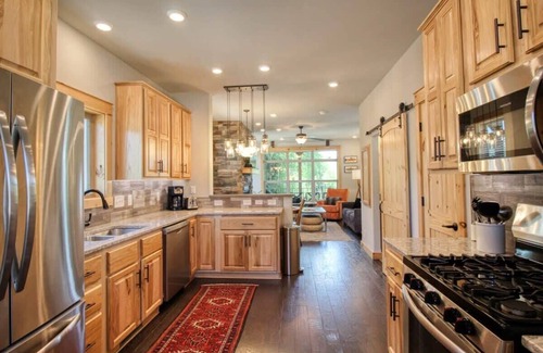 Granby Casa | Riverfront 3BR Cabin - Hot Tub, Pool, Pets