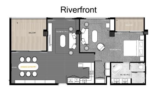 Vientiane Apartamento | Riverfront Apartments Vientiane