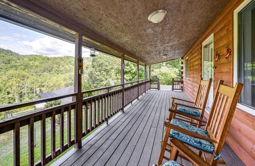 Tuckasegee Casa | Riverfront Cabin with Mtn Views in Tuckasegee!
