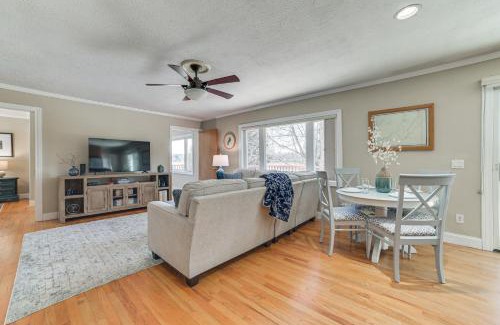 Cheboygan Casa | Riverfront Cheboygan Home with Deck and Boat Dock!