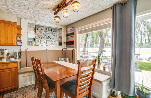 Tumtum Casa | Riverfront Duplex: Dock & Views in Nine Mile Falls