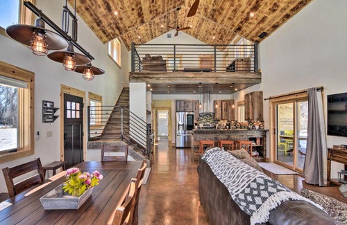 Gunnison Casa | Riverfront Home with BBQ 2 Mi to Downtown Gunnison!