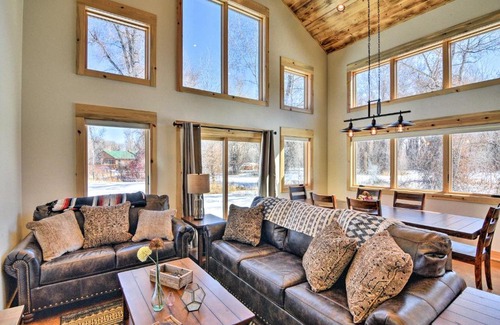 Gunnison Casa | Riverfront Home with BBQ 2 Mi to Downtown Gunnison!
