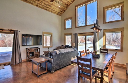 Gunnison Casa | Riverfront Home with BBQ 2 Mi to Downtown Gunnison!
