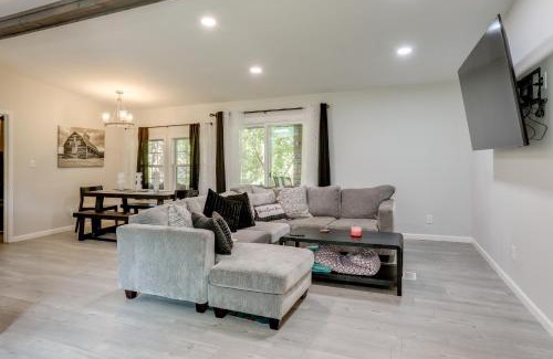 Cotter Casa | Riverfront Home with Porches and Views in Cotter!