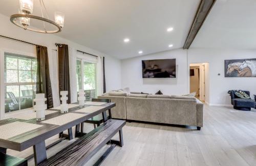 Cotter Casa | Riverfront Home with Porches and Views in Cotter!