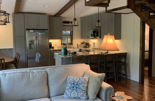 Mill Ridge Casa | Riverfront, Hot tub, community pool, fully renovated with large covered deck!