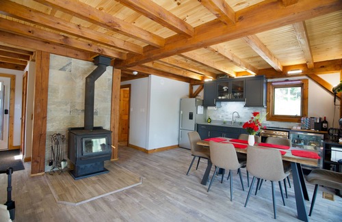 Strong Cabaña | Riverfront Oasis on 55 Pvt Acres with Wifi , Sauna and Hot Tub