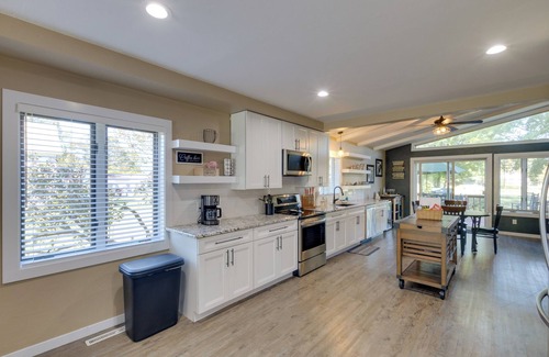 Shawano Casa | Riverfront Shawano Home w/ Private Backyard!