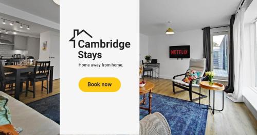 Cambridge Apartamento | Riverside - 2BR & 1BR - Flat Walk to Centre with open Parking