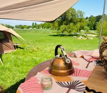 Hertford Otro | Riverside farm Yurt tent Hertford