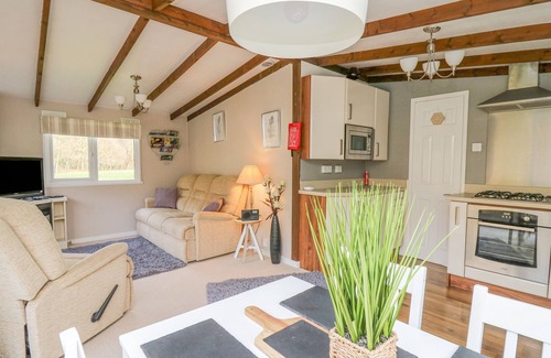 Builth Wells Cabaña | RIVERSIDE REST, family friendly, with a garden in Builth Wells