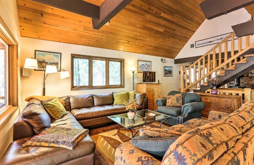 Winthrop Casa | Riverside Winthrop Chalet with Hot Tub and 2 Decks!