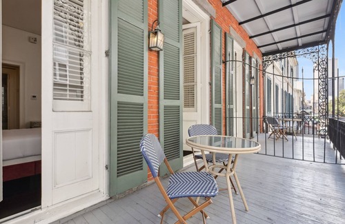 French Quarter Casa | Roami at St. Helene | Pool | Chartres St. Balcony | Suite
