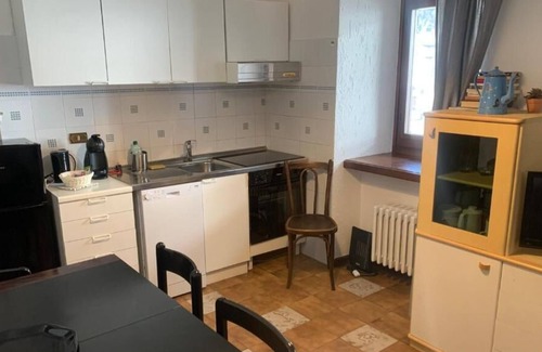 Pallusieux Apartamento | Romántico apartamento de 1 dormitorio con jardín en una antigua granja de montaña