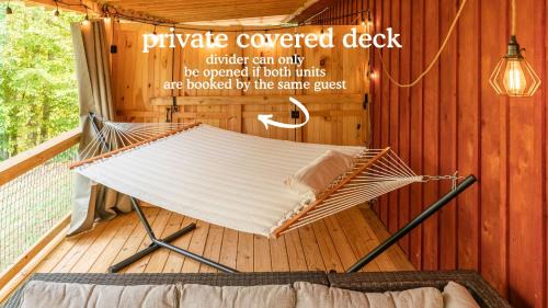 Cosby Casa | Romantic spot! Huge deck with outdoor soaking tub