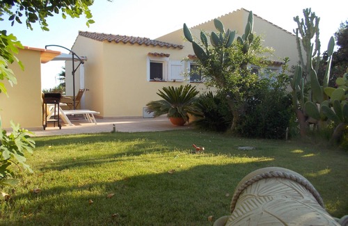 Torre dei Corsari Villa | Villa romántica para vacaciones en la intimidad.3min playa - bellavista - jardin