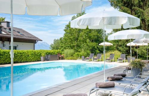 Laakirchen Hotel | Romantik Hotel Die Gersberg Alm mit Panoramablick auf Salzburg