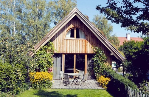 Sankt Corona am Wechsel Apartamento | Romantisches Holzhaus mit Schwimmteich, Direkt an Kinderskipiste