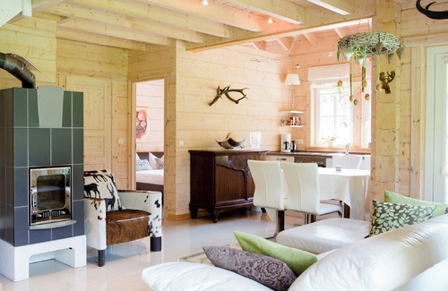 Helmbrechts Apartamento | Lodge de caza romántico con sauna en el parque natural