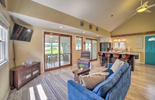 Brimfield Casa | Rome City Waterfront Oasis with Beach and Dock!