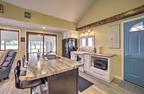 Brimfield Cabaña | Rome City Waterfront Oasis w/ Beach & Dock!
