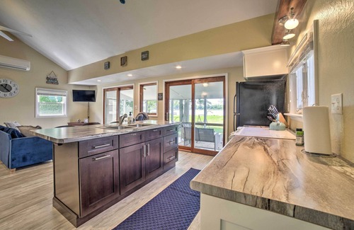 Brimfield Cabaña | Rome City Waterfront Oasis w/ Beach & Dock!