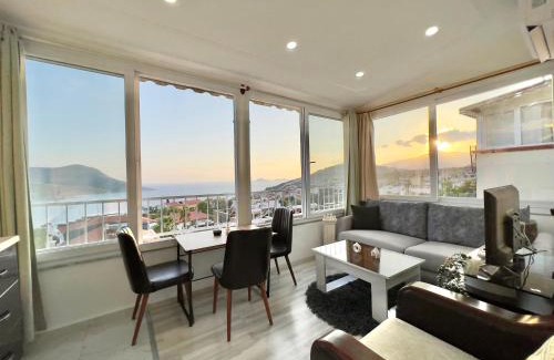 Kalkan Apartamento | Rooftop Apart with Sea View in Kalkan Center