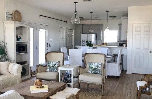 Port O Connor Casa | ¡Cubierta en la azotea con vista panorámica al agua de Port O’Connor!