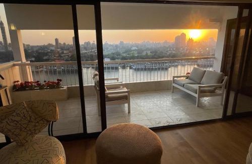 Downtown Cairo Apartamento | Rooftop Nile Duplex Panoramic View Zamalek island